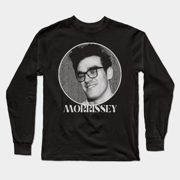 Morrissey The Smiths Vintage - White ver. Long Sleeve T-Shirt by FRESH STUFF STUDIO